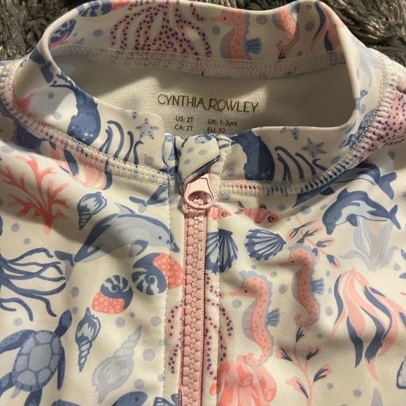 Cynthia Rowley Kids' Marine Life Swimsuit - Picture 2 of 5
